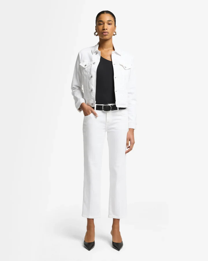 7 FOR ALL MANKIND- WOMEN'S CALIE STRAIGHT ANKLE JEANS - Image 2