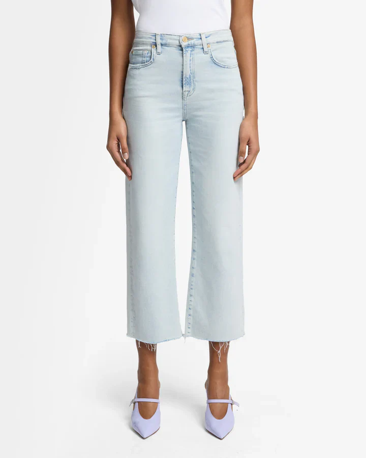 7 FOR ALL MANKIND- WOMEN'S CROPPED ALEXA JEANS