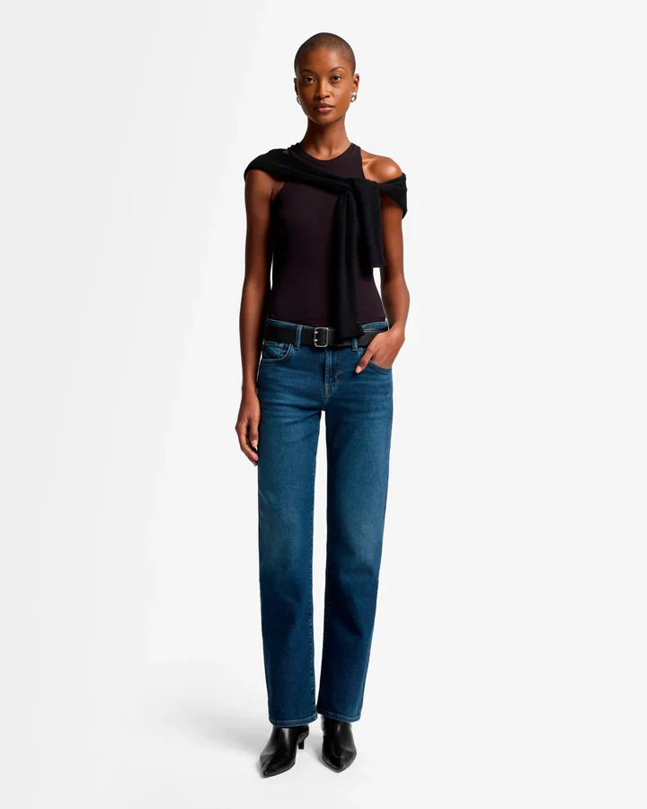 7 For All Mankind - Women's Calie Straight Jean - Image 2