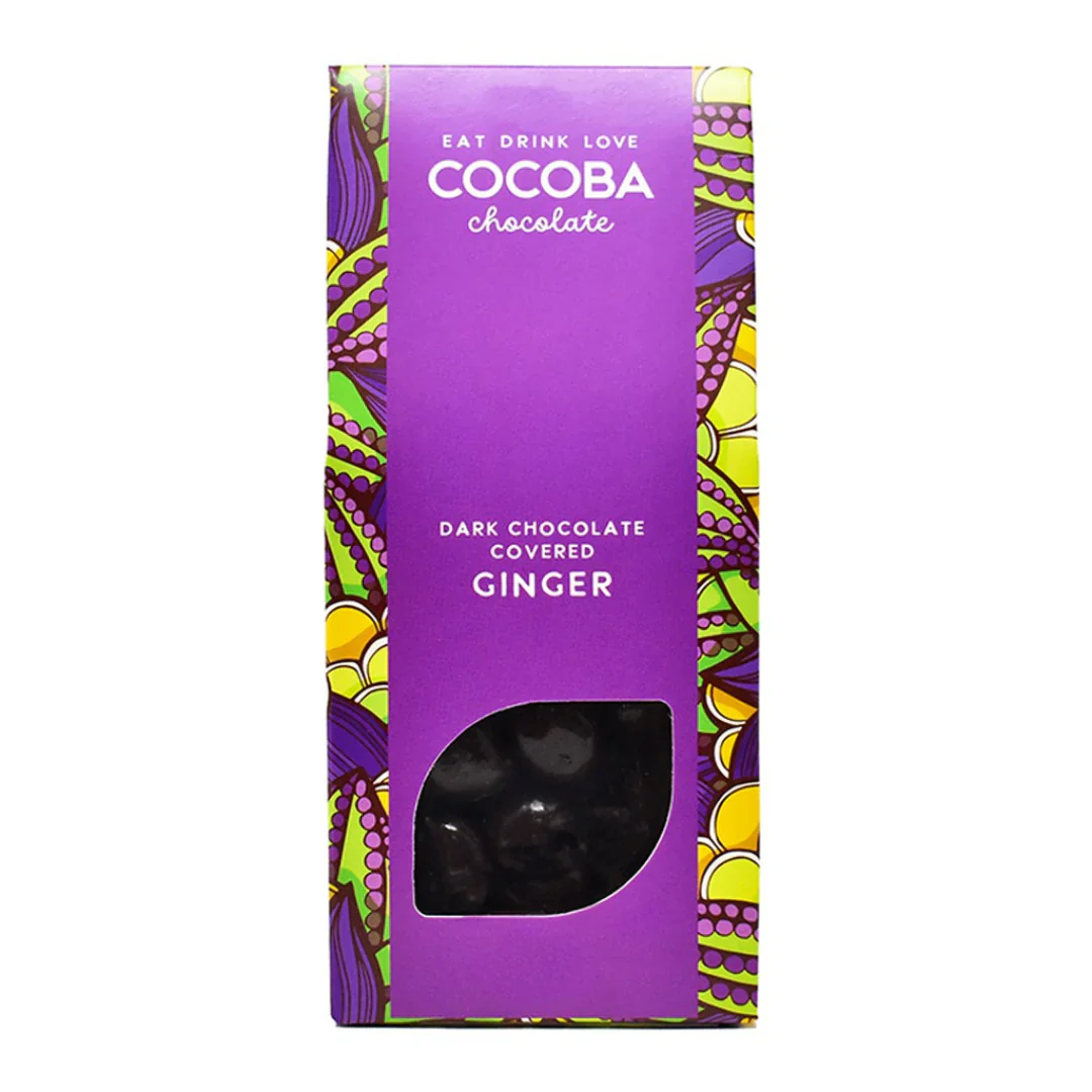 COCOBA - DARK CHOCOLATE COVERED GINGER