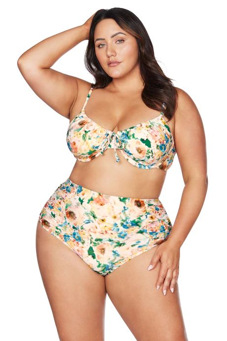 ARTESANDS- WOMEN'S ODETTE MULTI DEGAS SWIM TOP - Image 2