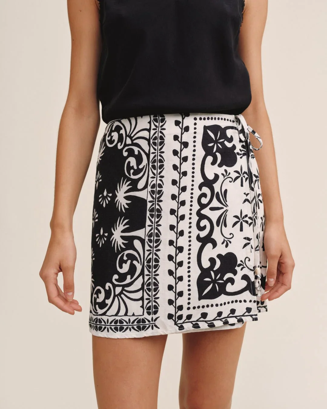 BELLA DAHL - WRAP SKIRT WITH SASH
