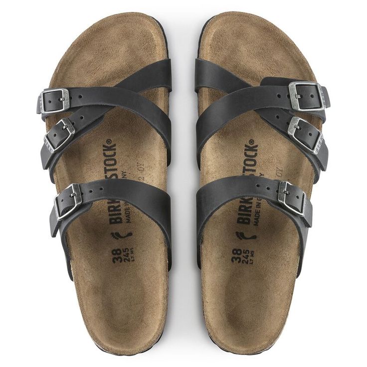 BIRKENSTOCK- FRANCA OILED LEATHER SANDAL - Image 3