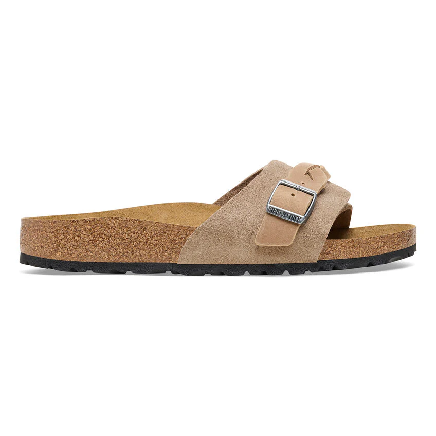 BIRKENSTOCK- OITA BRAIDED SUEDE LEATHER SANDAL
