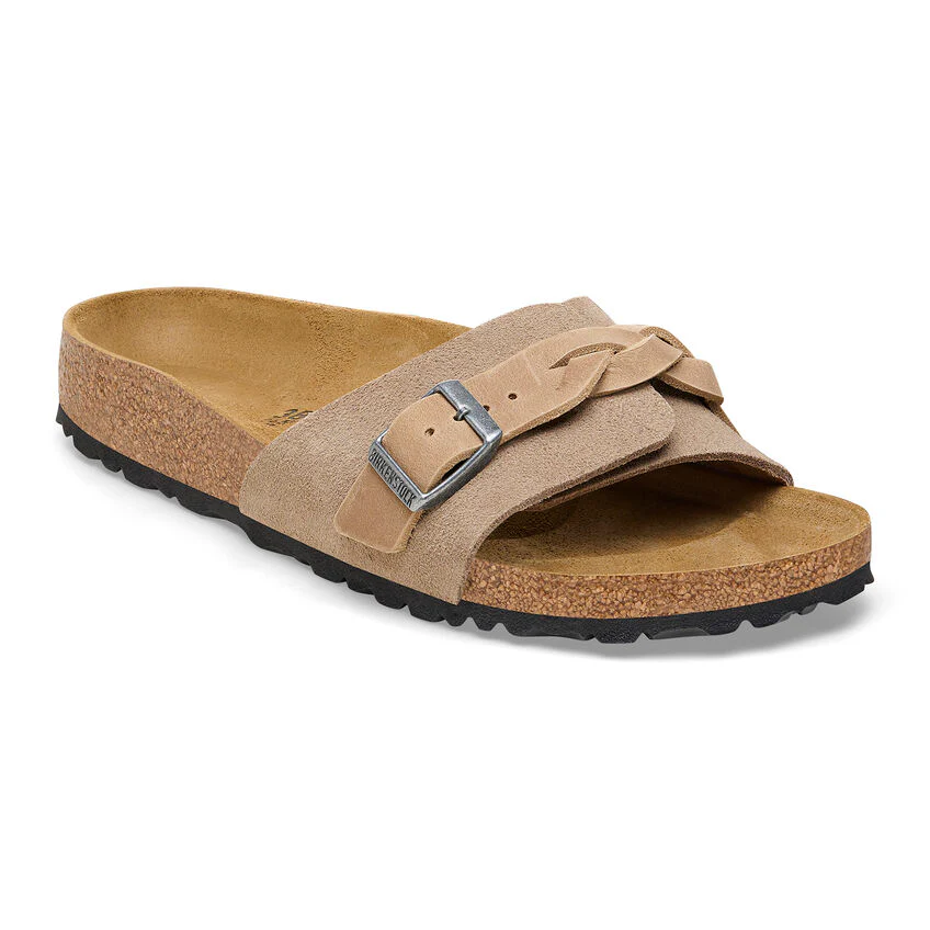BIRKENSTOCK- OITA BRAIDED SUEDE LEATHER SANDAL - Image 2