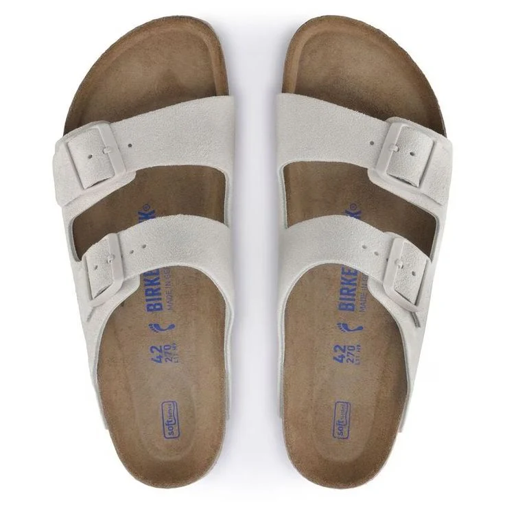 BIRKENSTOCK- ARIZONA SOFT FOOTBED SUEDE LEATHER SANDAL - Image 3