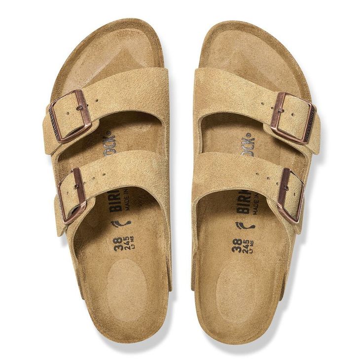BIRKENSTOCK- ARIZONA SUEDE LEATHER SANDAL - Image 3