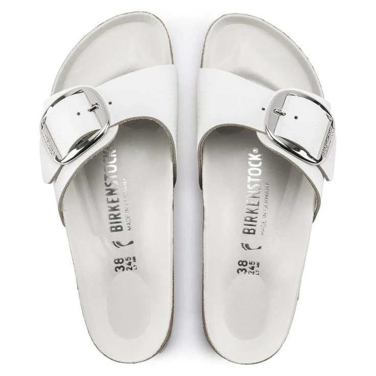 BIRKENSTOCK- MADRID BIG BUCKLE LEATHER SANDAL - Image 2