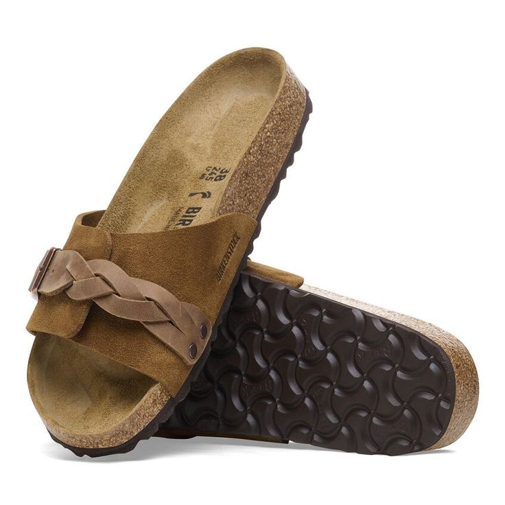 BIRKENSTOCK- OITA BRAIDED SUEDE LEATHER SANDAL - Image 4