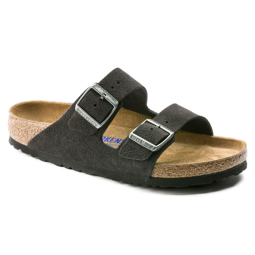 BIRKENSTOCK- ARIZONA SOFT FOOTBED SUEDE LEATHER SANDAL - Image 2