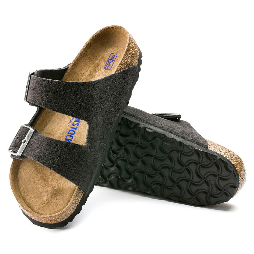BIRKENSTOCK- ARIZONA SOFT FOOTBED SUEDE LEATHER SANDAL - Image 4