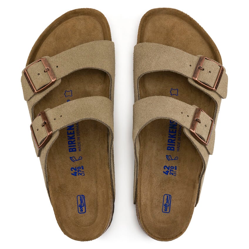 BIRKENSTOCK- ARIZONA SUEDE LEATHER SANDAL - Image 3