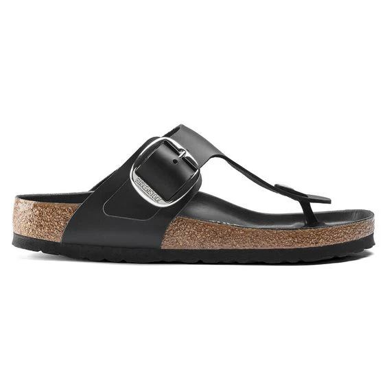 BIRKENSTOCK- GIZEH BIG BUCKLE OILED NUBUCK SANDAL