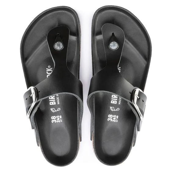 BIRKENSTOCK- GIZEH BIG BUCKLE OILED NUBUCK SANDAL - Image 3