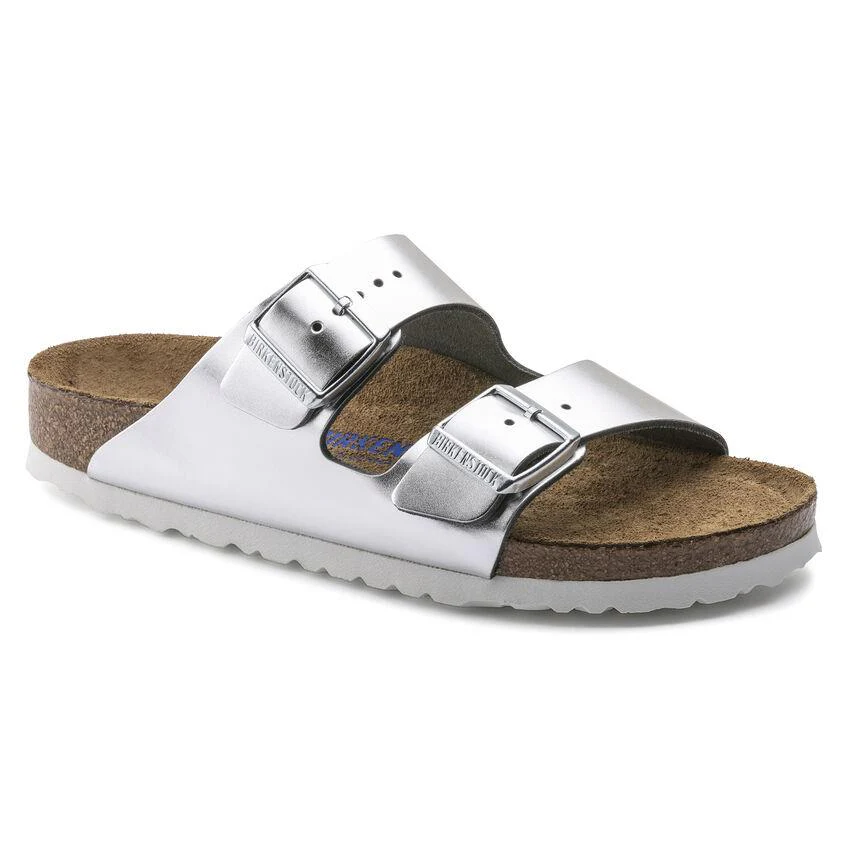 BIRKENSTOCK- ARIZONA SOFT FOOTBED LEATHER SANDAL - Image 2