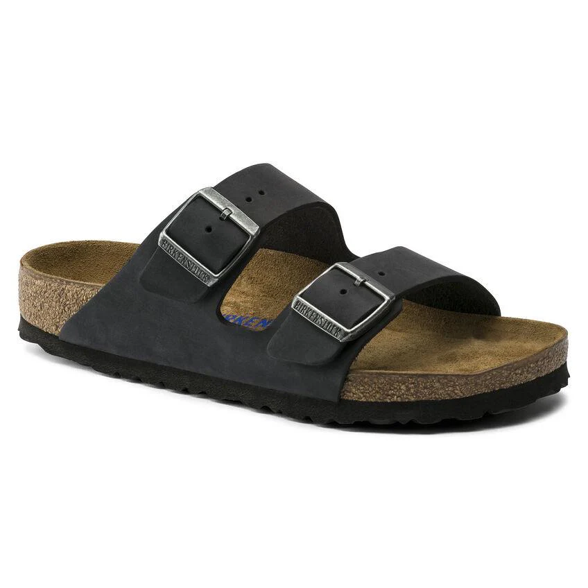 BIRKENSTOCK- ARIZONA SOFT FOOTBED OILED LEATHER SANDAL - Image 2
