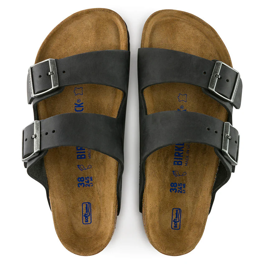 BIRKENSTOCK- ARIZONA SOFT FOOTBED OILED LEATHER SANDAL - Image 3