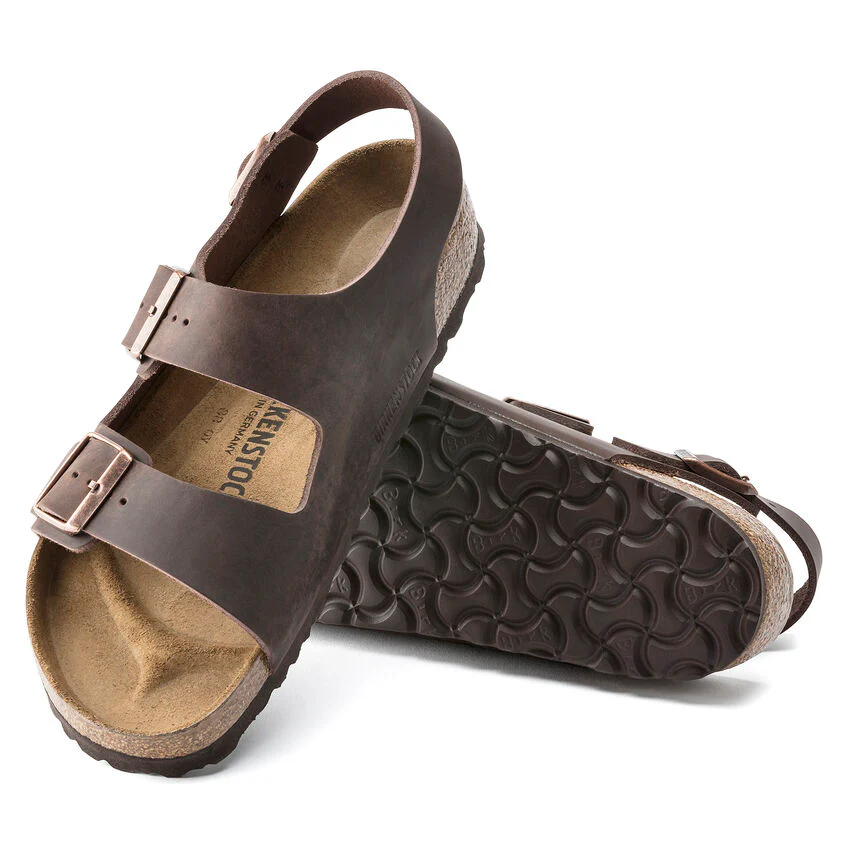 BIRKENSTOCK - MILANO OILED LEATHER SANDAL - Image 5