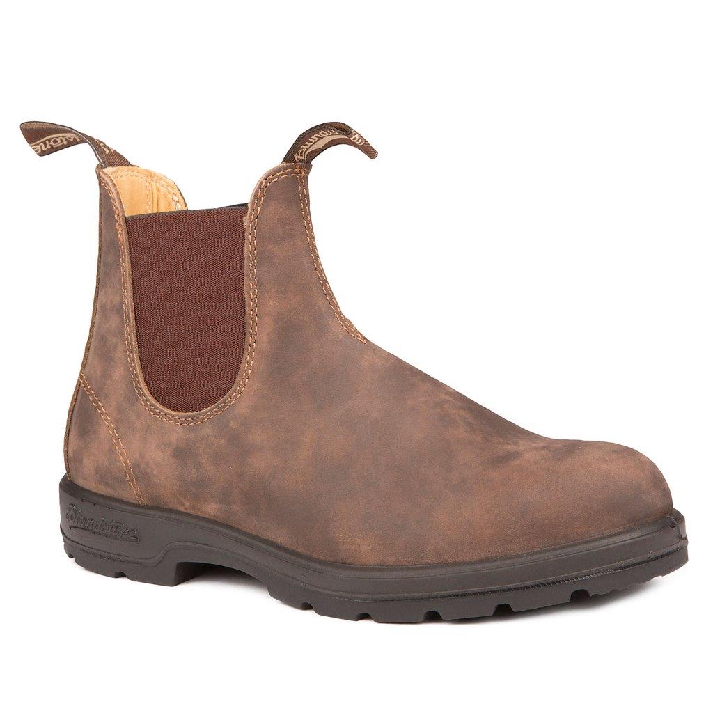 BLUNDSTONE- MEN'S 585 LEATHER LINED CLASSIC RUSTIC BROWN