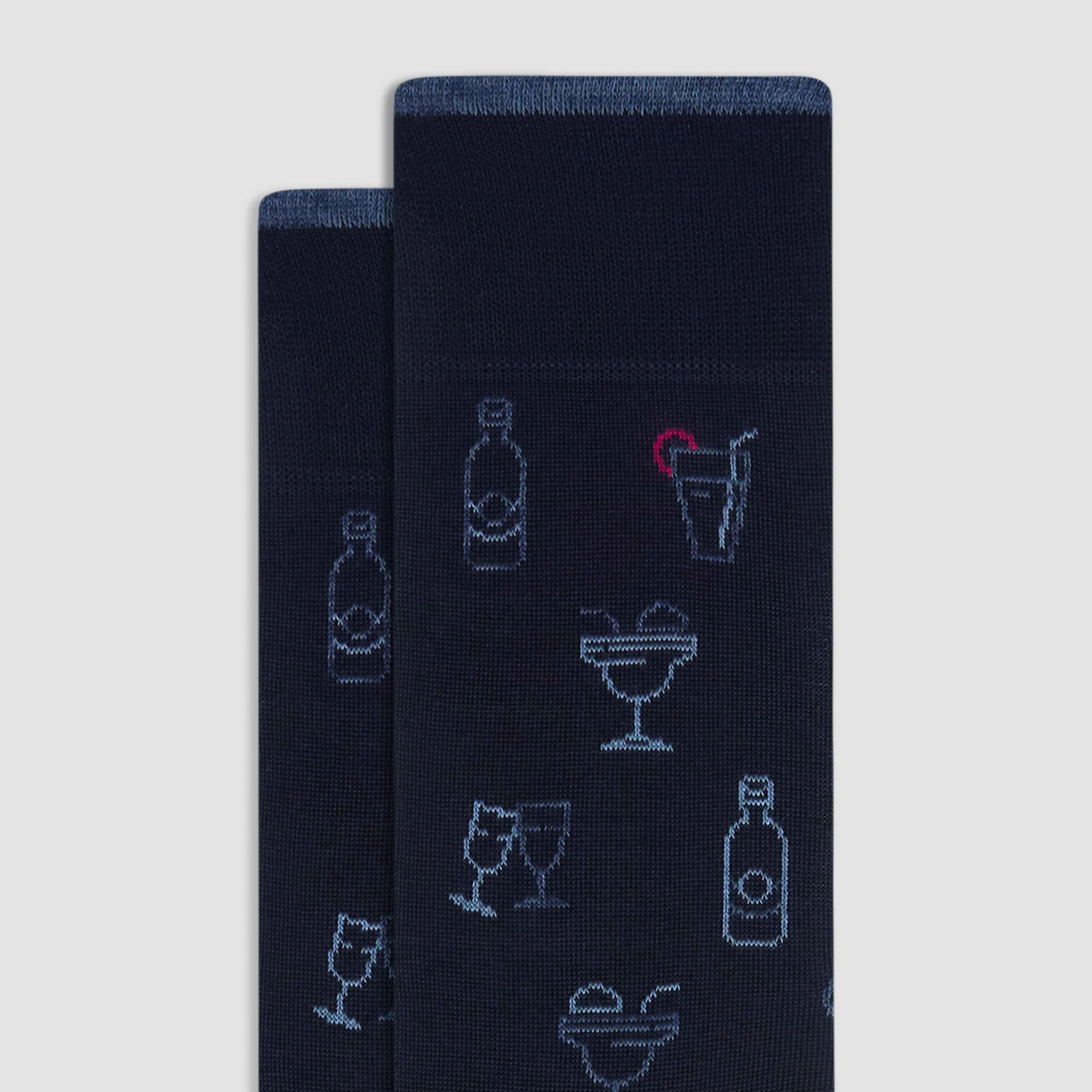 BUGATCHI - MENS COCKTAIL MID-CALF SOCKS - Image 2