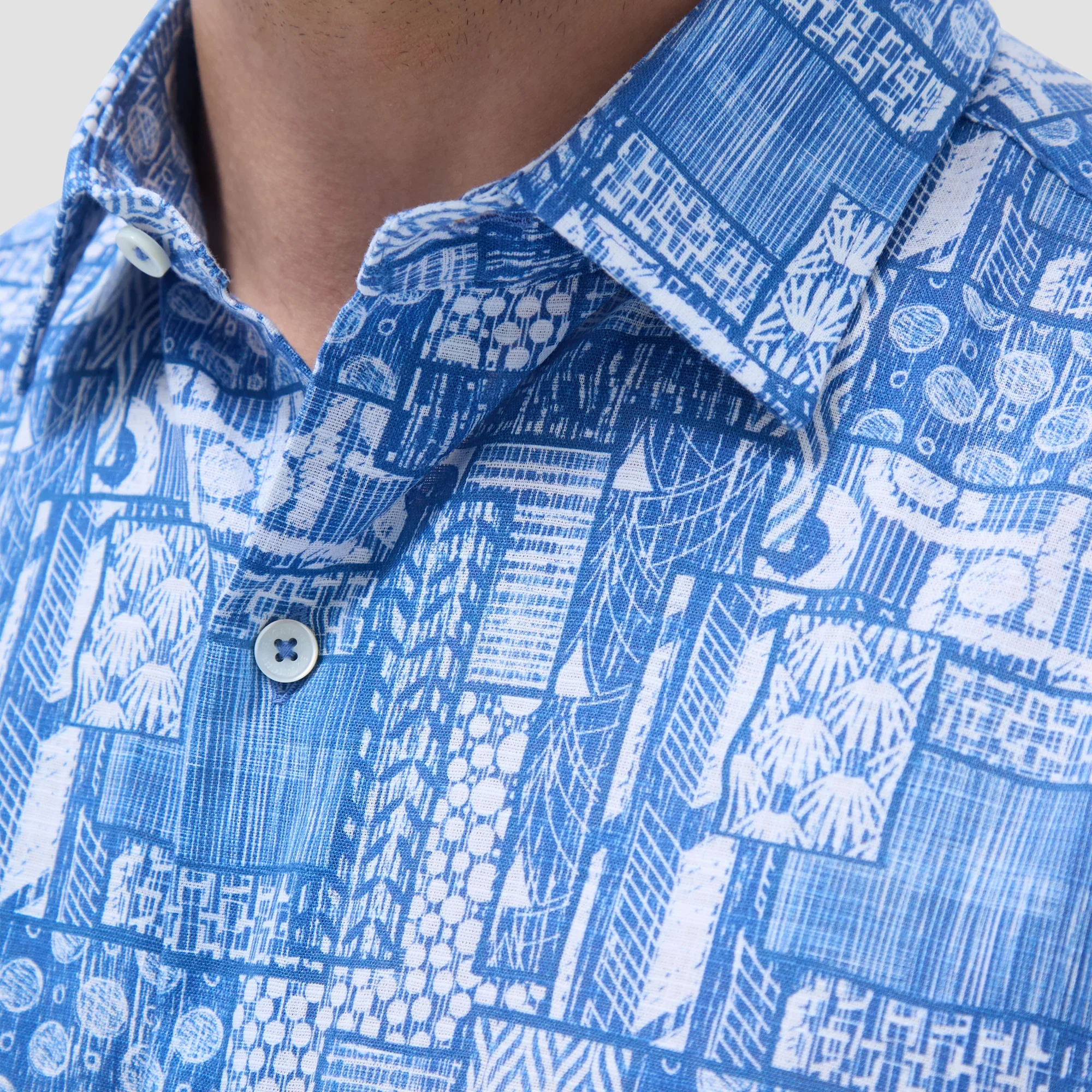BUGATCHI- Men's Orson Abstract Short-Sleeve Shirt - Image 5