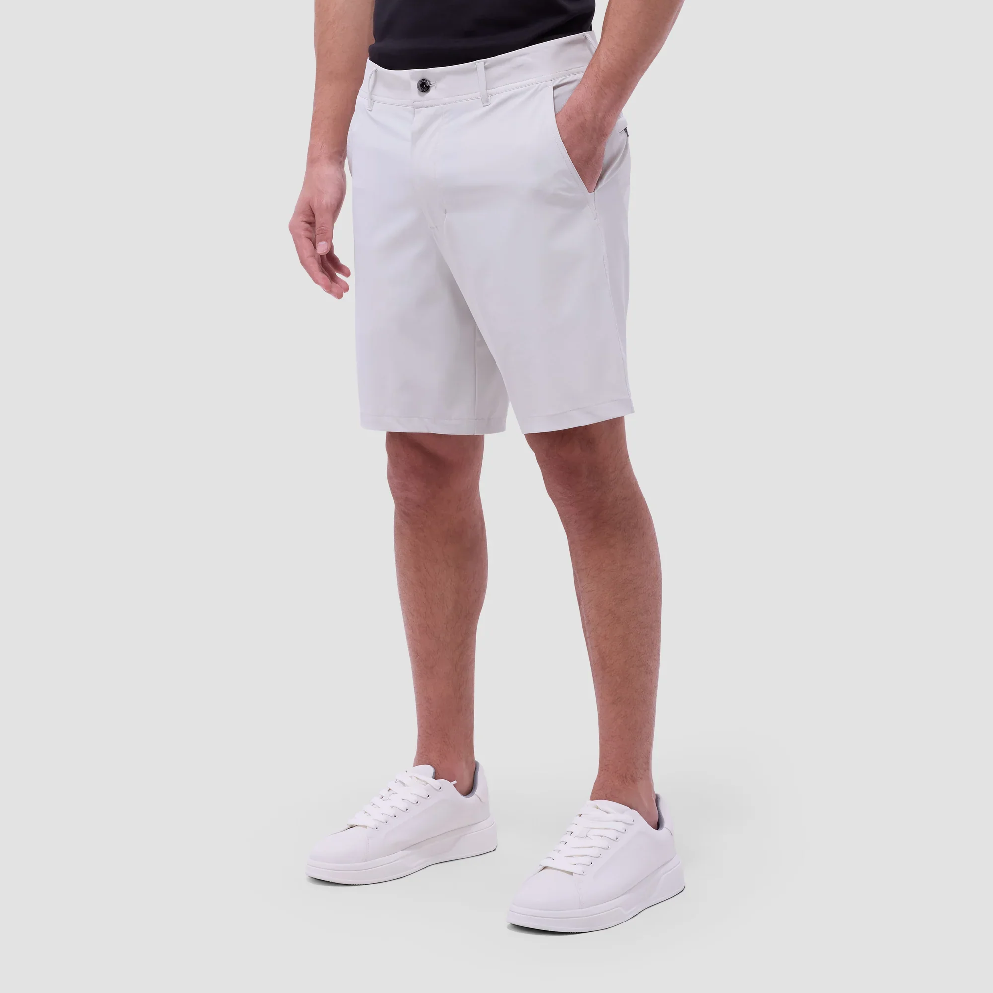 BUGATCHI- Men's Presley Performance Bermuda Shorts - Image 3