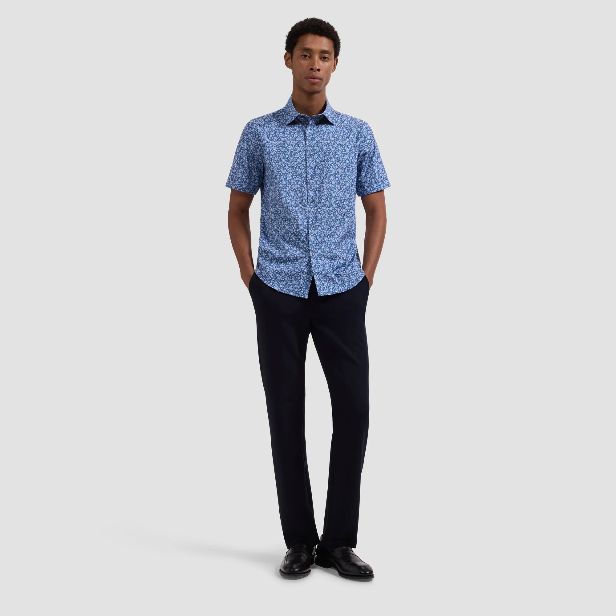 BUGATCHI - OOOHCOTTON MILES SS SHIRT JF9135F40 - Image 3