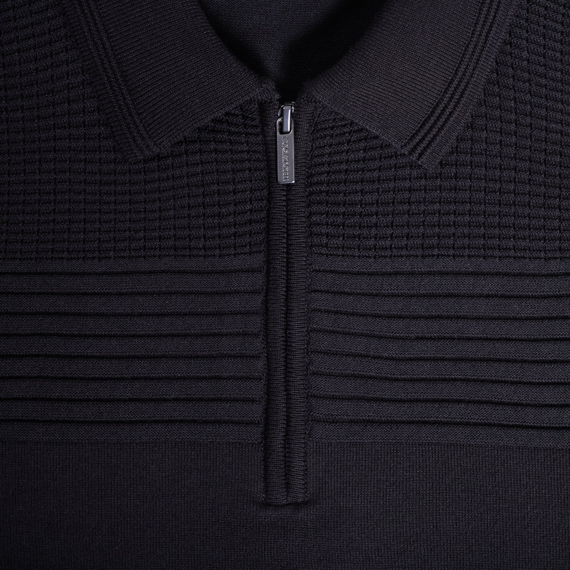 BUGATCHI - S/S 1/4 ZIP POLO SWEATER JH566PZ1 - Image 2