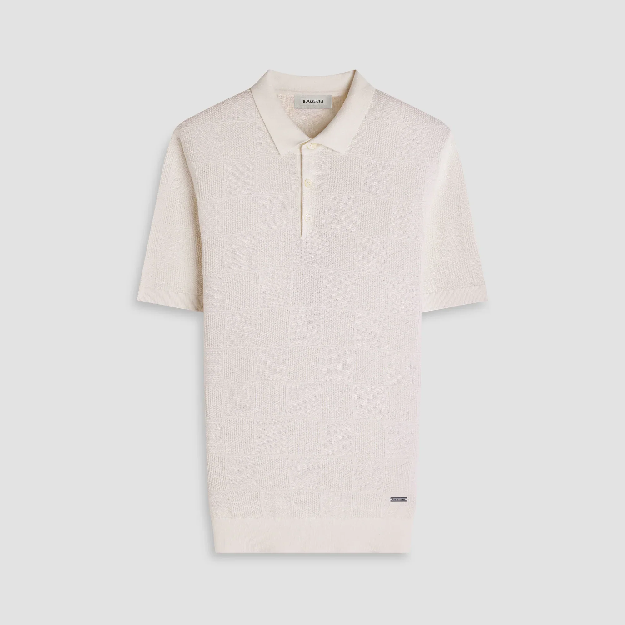 BUGATCHI - S/S 3 BUTTON POLO SWEATER JH262PO1 - Image 3