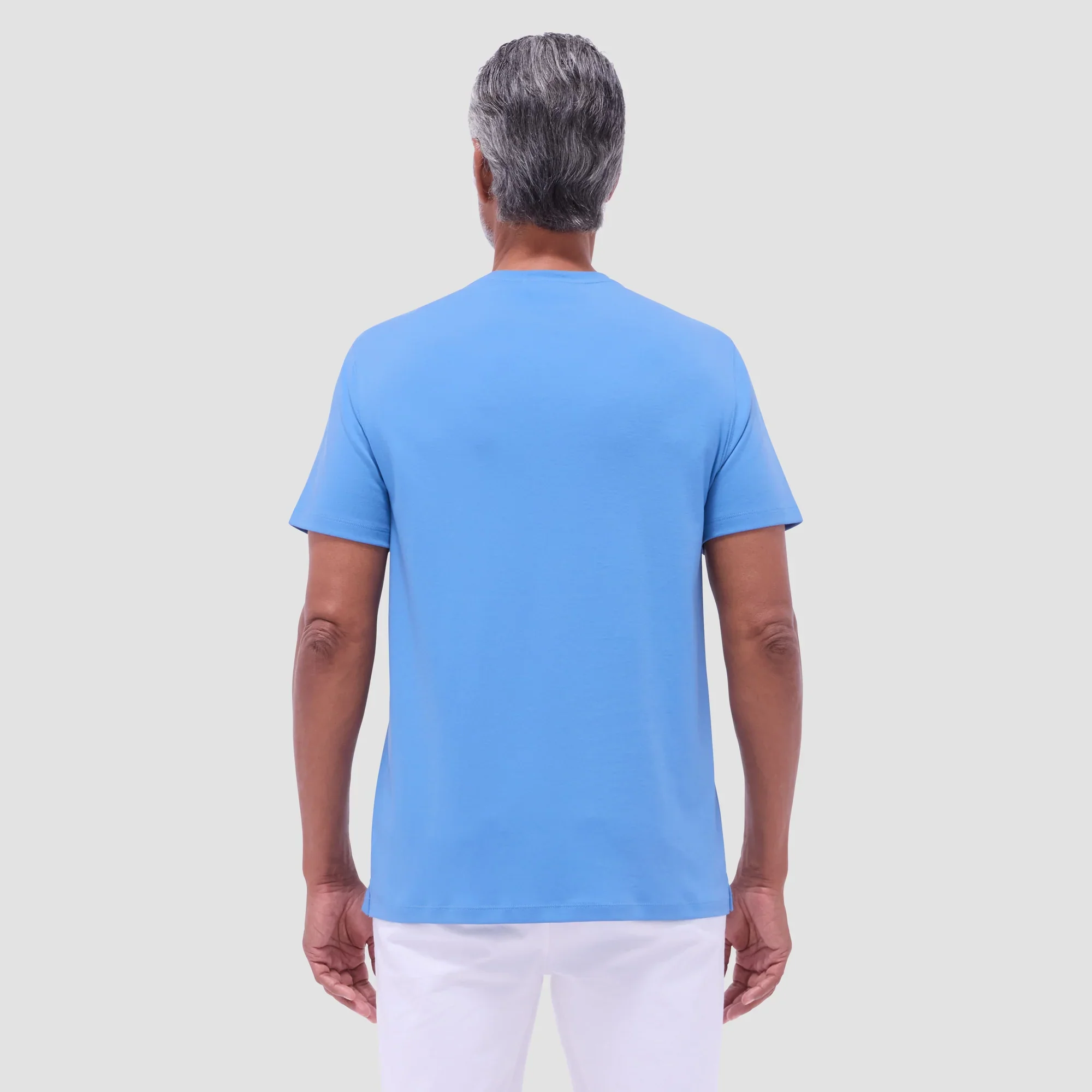 BUGATCHI - S/S HANK PIMA CREW NECK ISF1500F5 - Image 4
