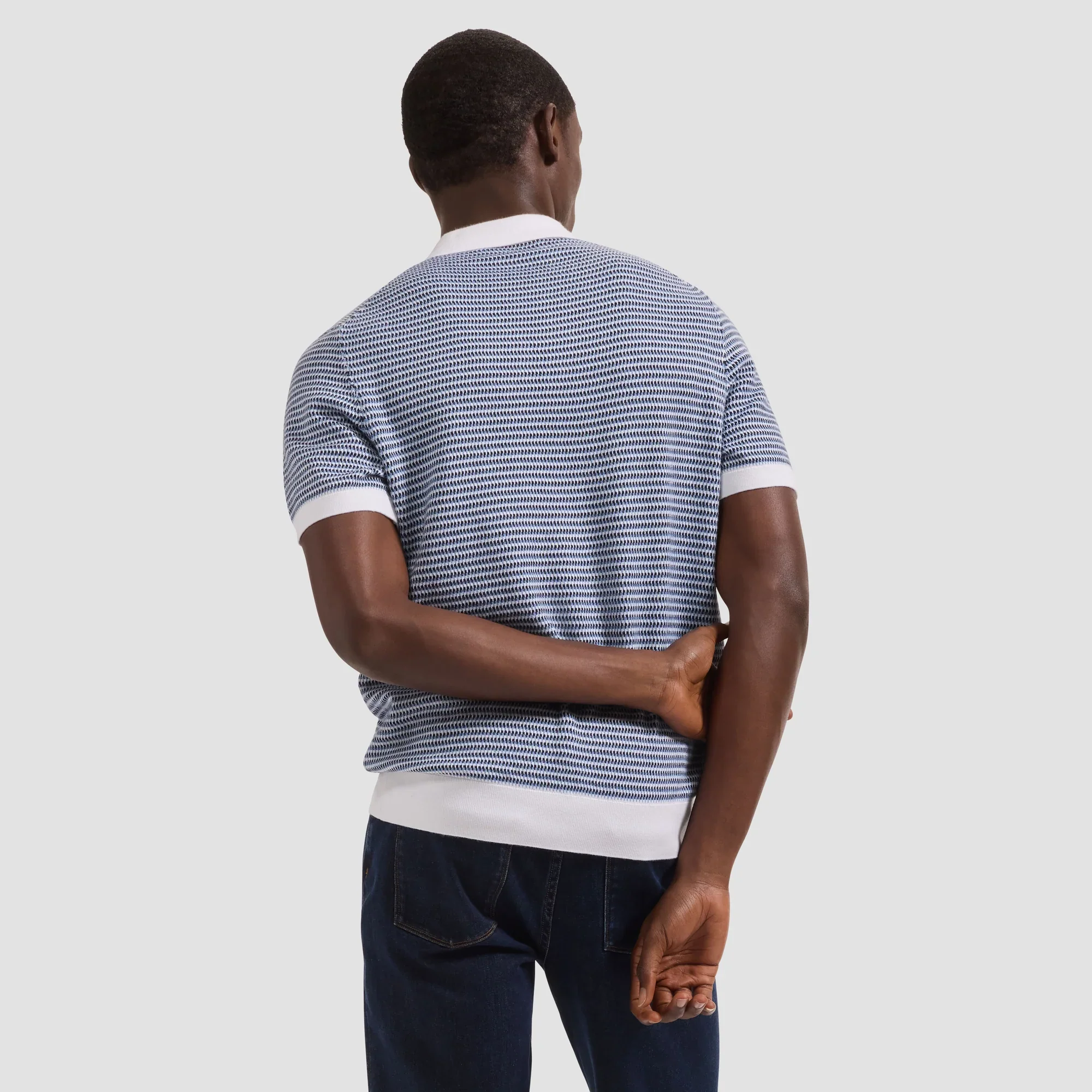 BUGATCHI - S/S JOHNNY COLLAR SWEATER JH250JC1 - Image 2