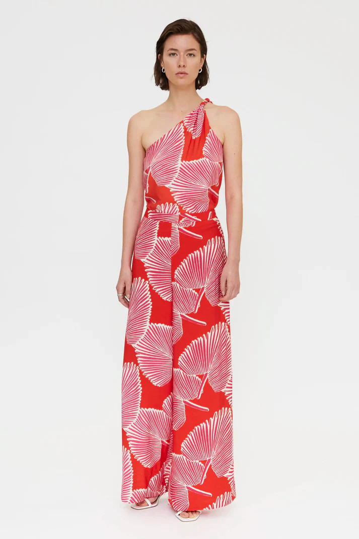 COMPANIA FANTASTICA - PALMITO PRINT TROUSERS - Image 3