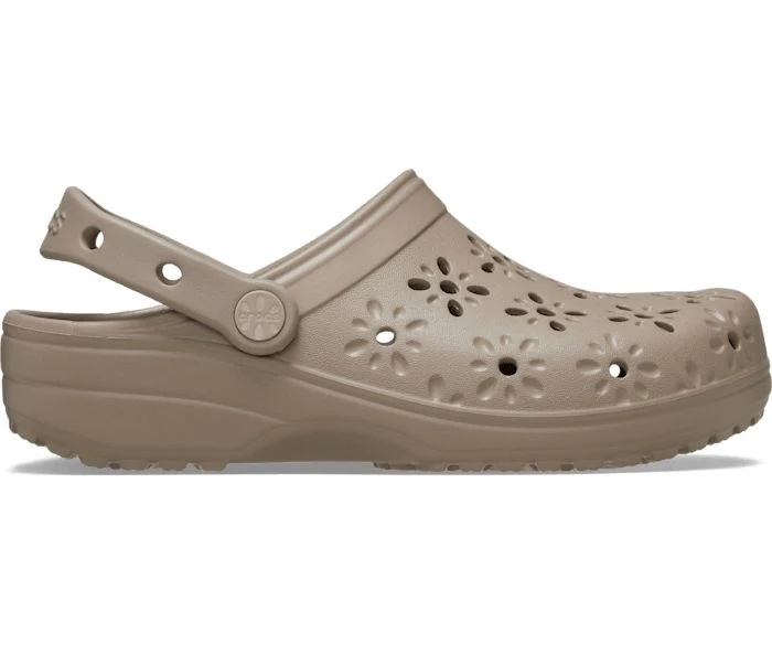 CROCS- WOMEN'S FLORAL CUT-OUT CLOG