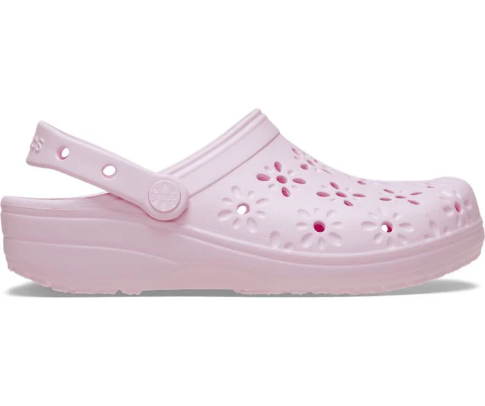 CROCS- WOMEN'S FLORAL CUT-OUT CLOG