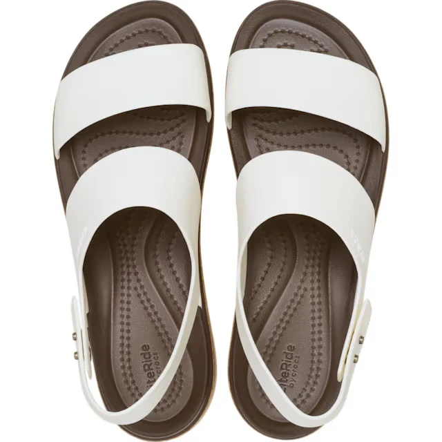 CROCS- WOMEN'S BROOKLYN CORK LOW WEDGE SANDAL - Image 3