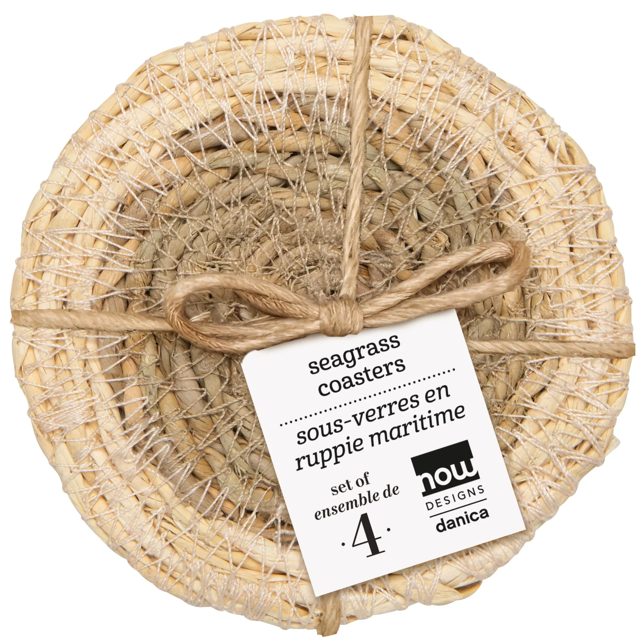 DANICA - COASTER SET/4 SEAGRASS WHITE - Image 2