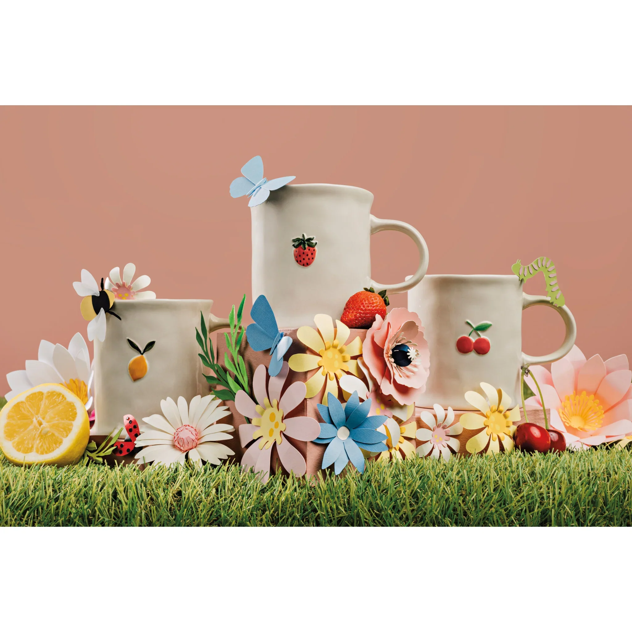 DANICA - MUG PETITEMOTIF 16OZ STRWBERRY - Image 2