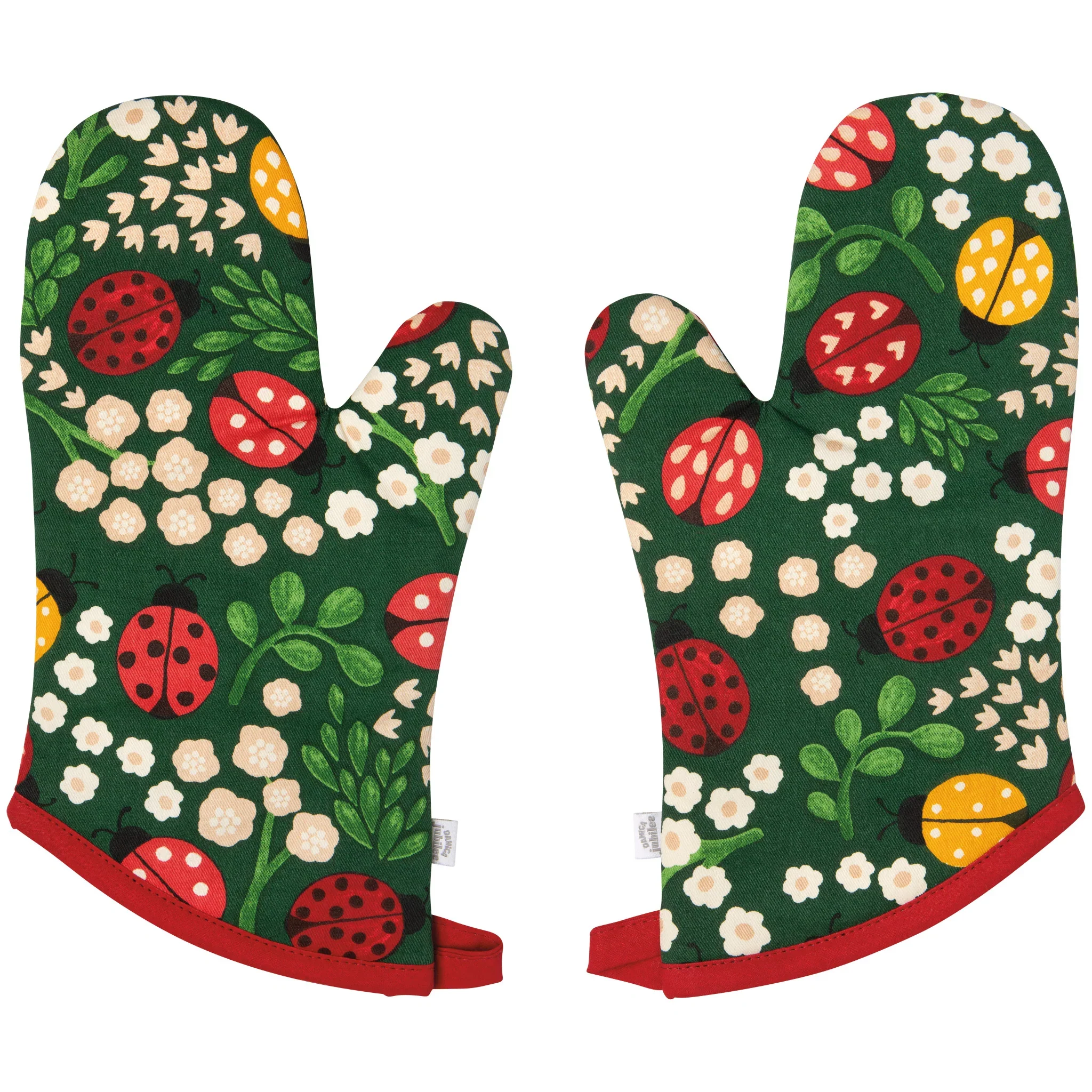 DANICA - SET/2 MITT LADYBUGS