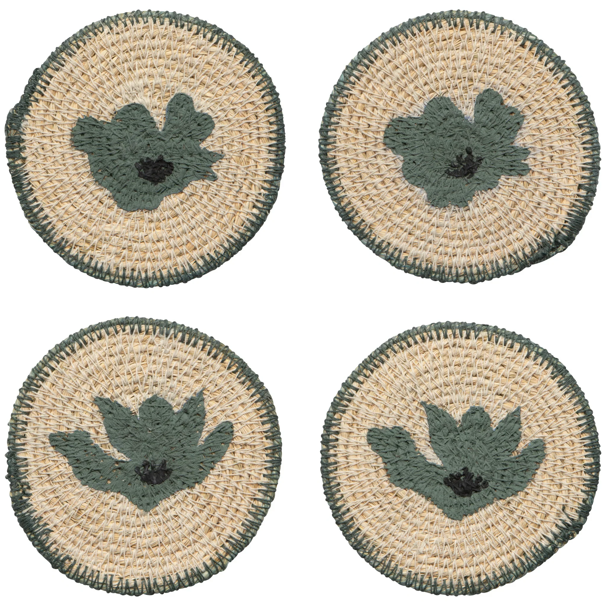 DANICA - SET/4 COASTER SEAGRASS ARIA