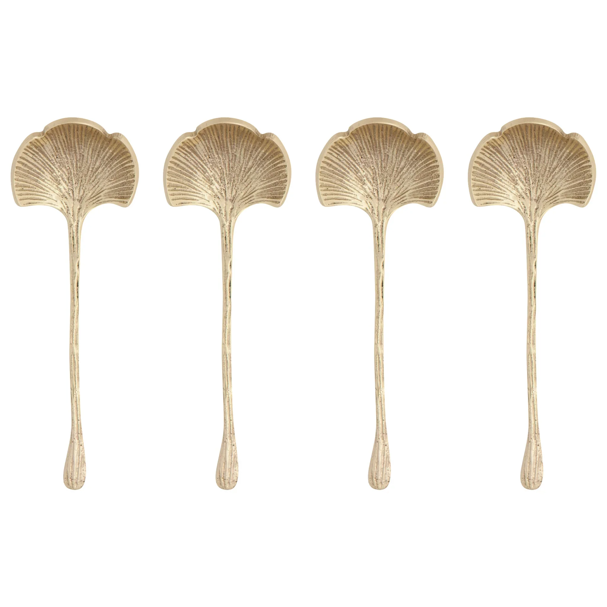 DANICA - SET/4 SPOONS GINKGO