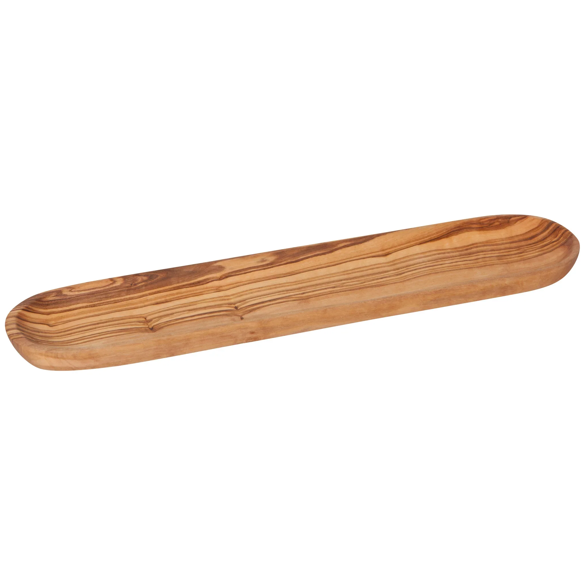 DANICA - TRAY OVAL OLIVE WOOD