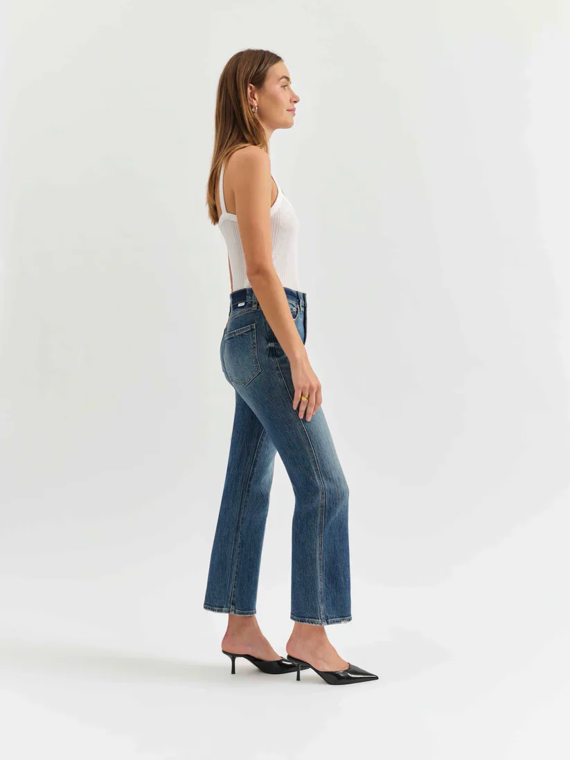 DAZE- WOMEN'S SOHO HIGH RISE ANKLE FLARE JEANS - Image 2