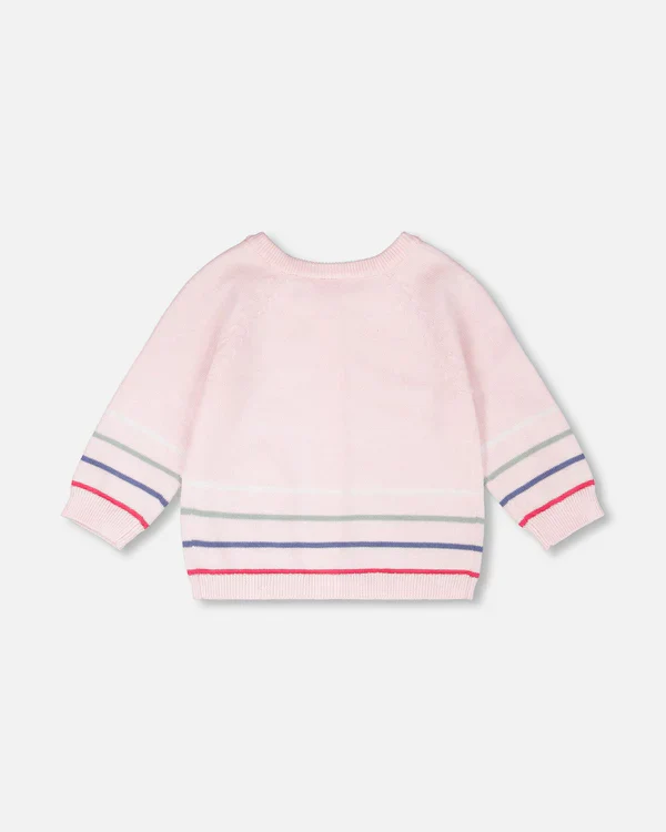 DEUX PAR DEUX - STRIPED BUTTON FRONT CARDIGAN - Image 3