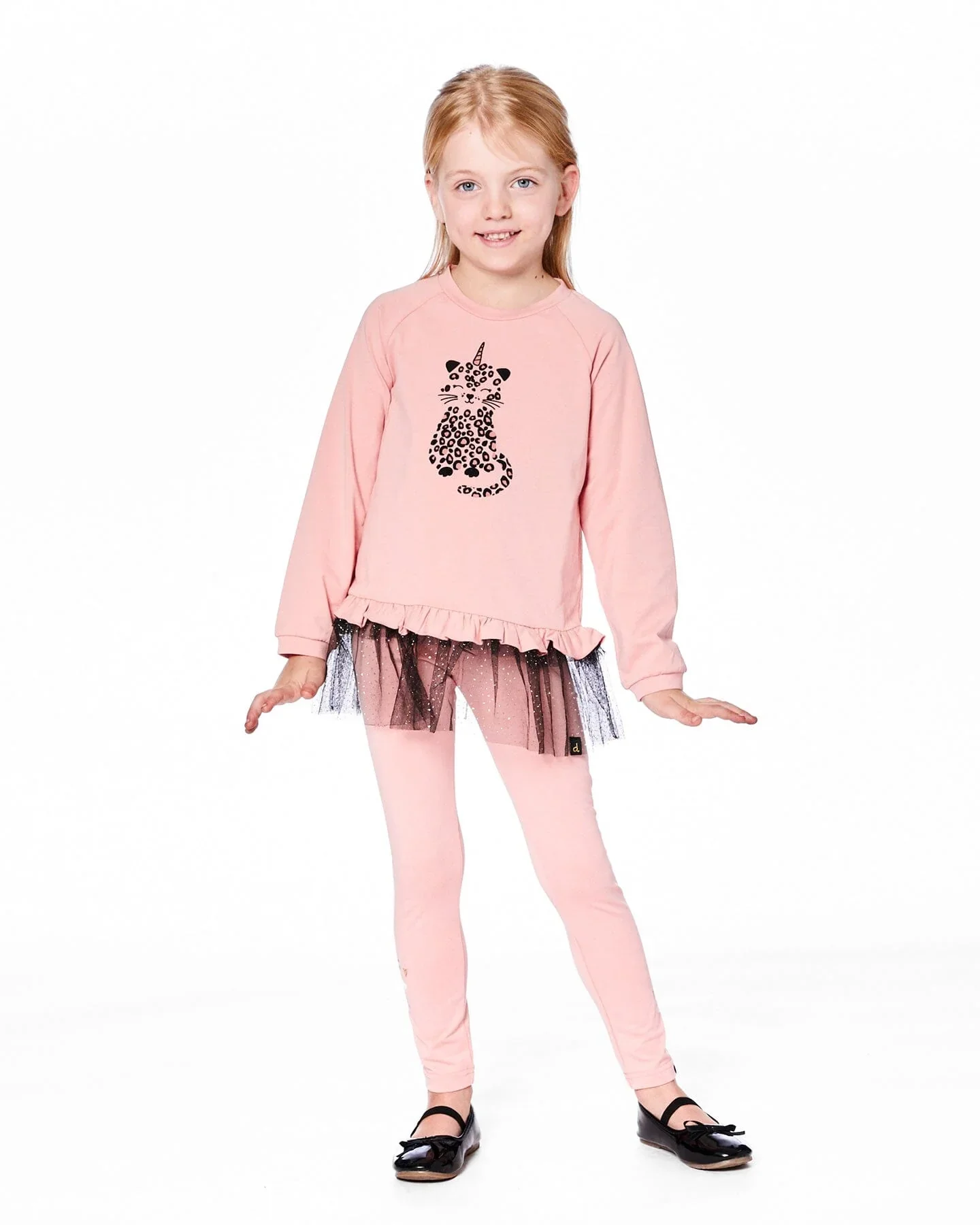 DEUX PAR DEUX - Kids Soft Ribbed Legging - #H20YG60 - Image 2