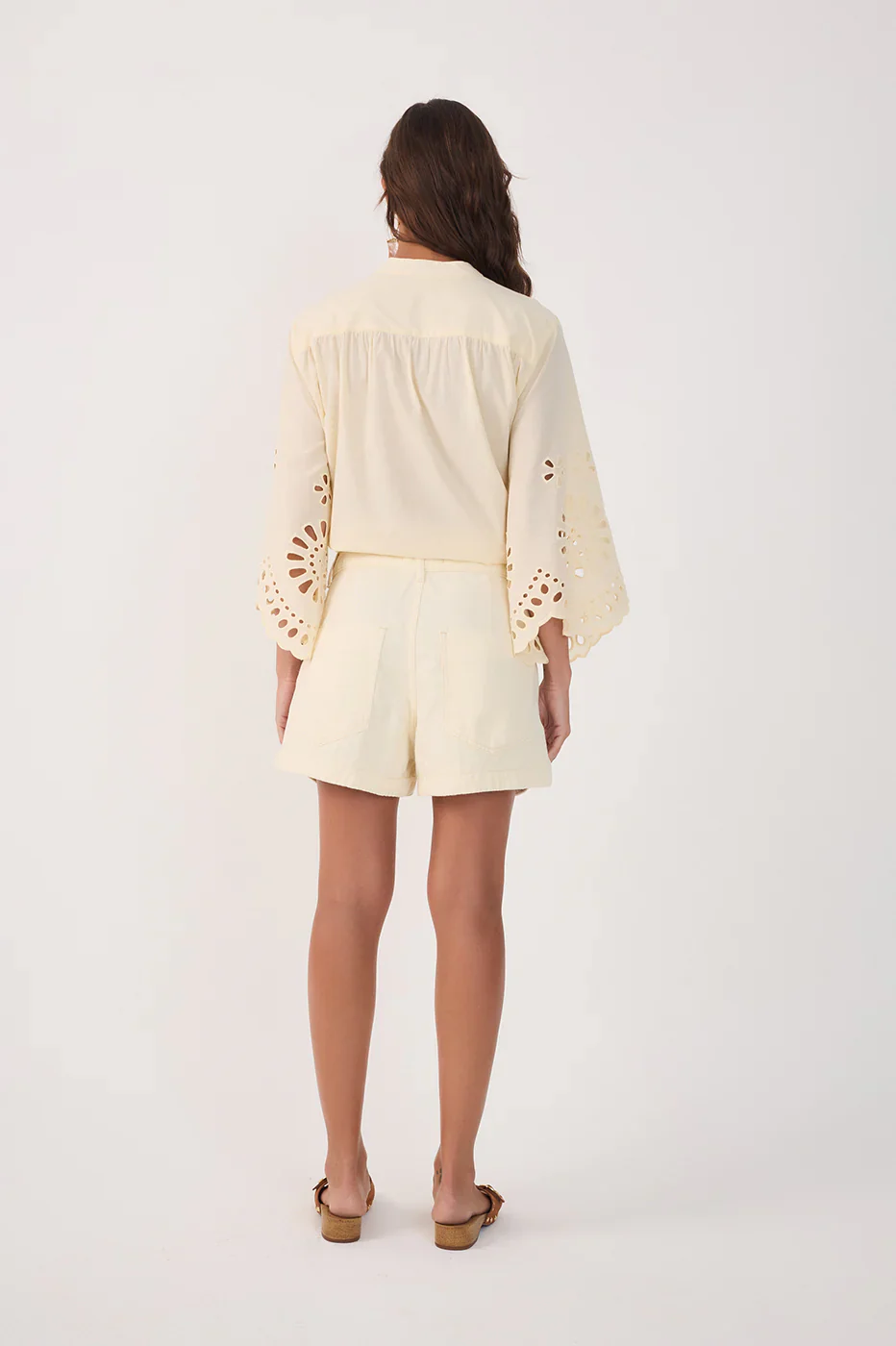DRESS TO - WOMEN'S COTTON TWILL SHORTS - Image 2