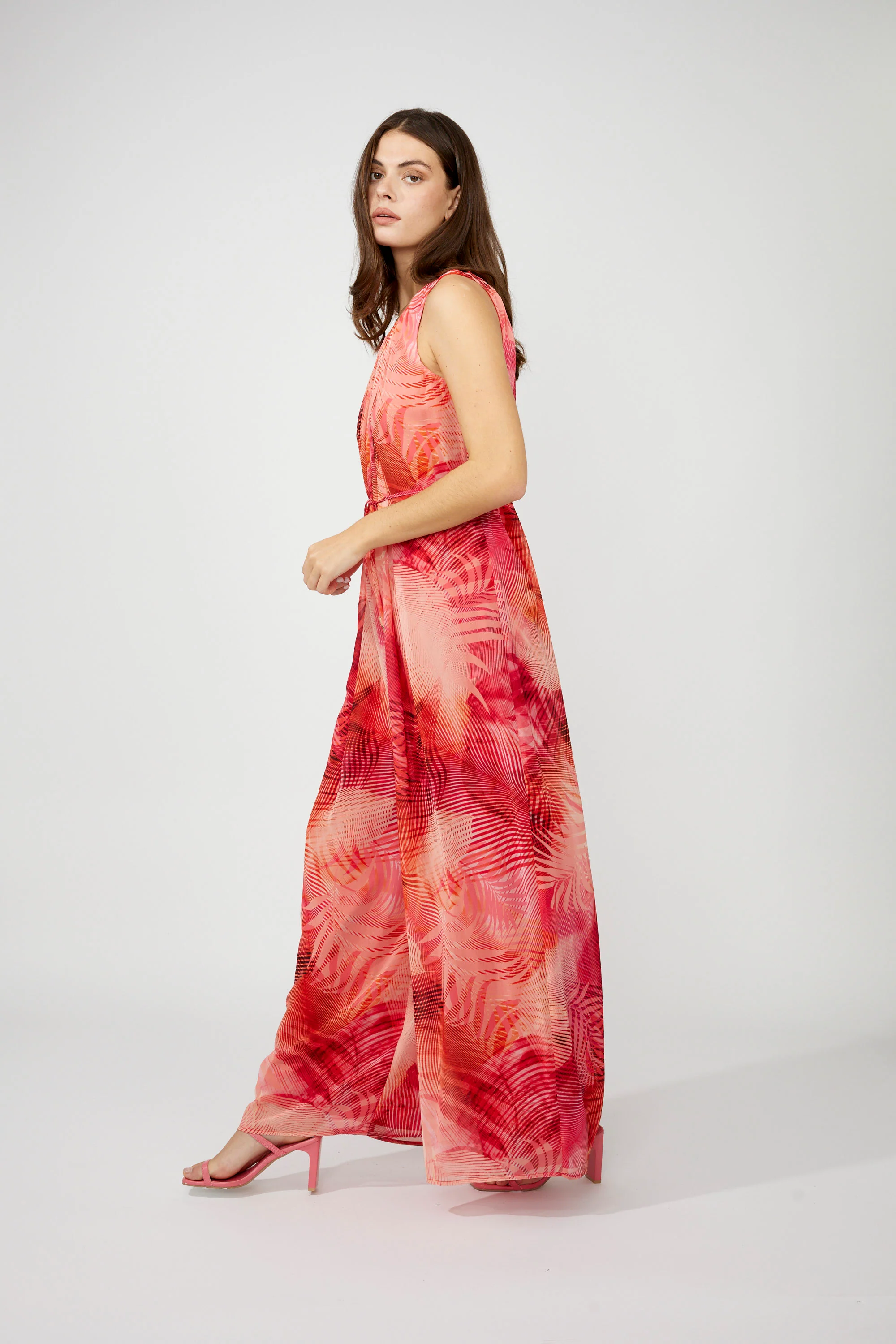 Frank Lyman- Women's Floral Sleeveless Jumpsuit - Image 2