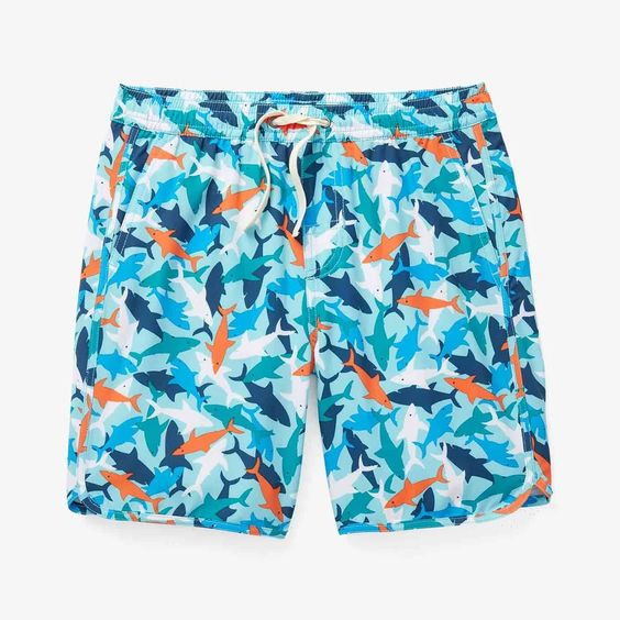 FAIR HARBOR- KIDS ANCHOR SWIM SHORT - Image 3