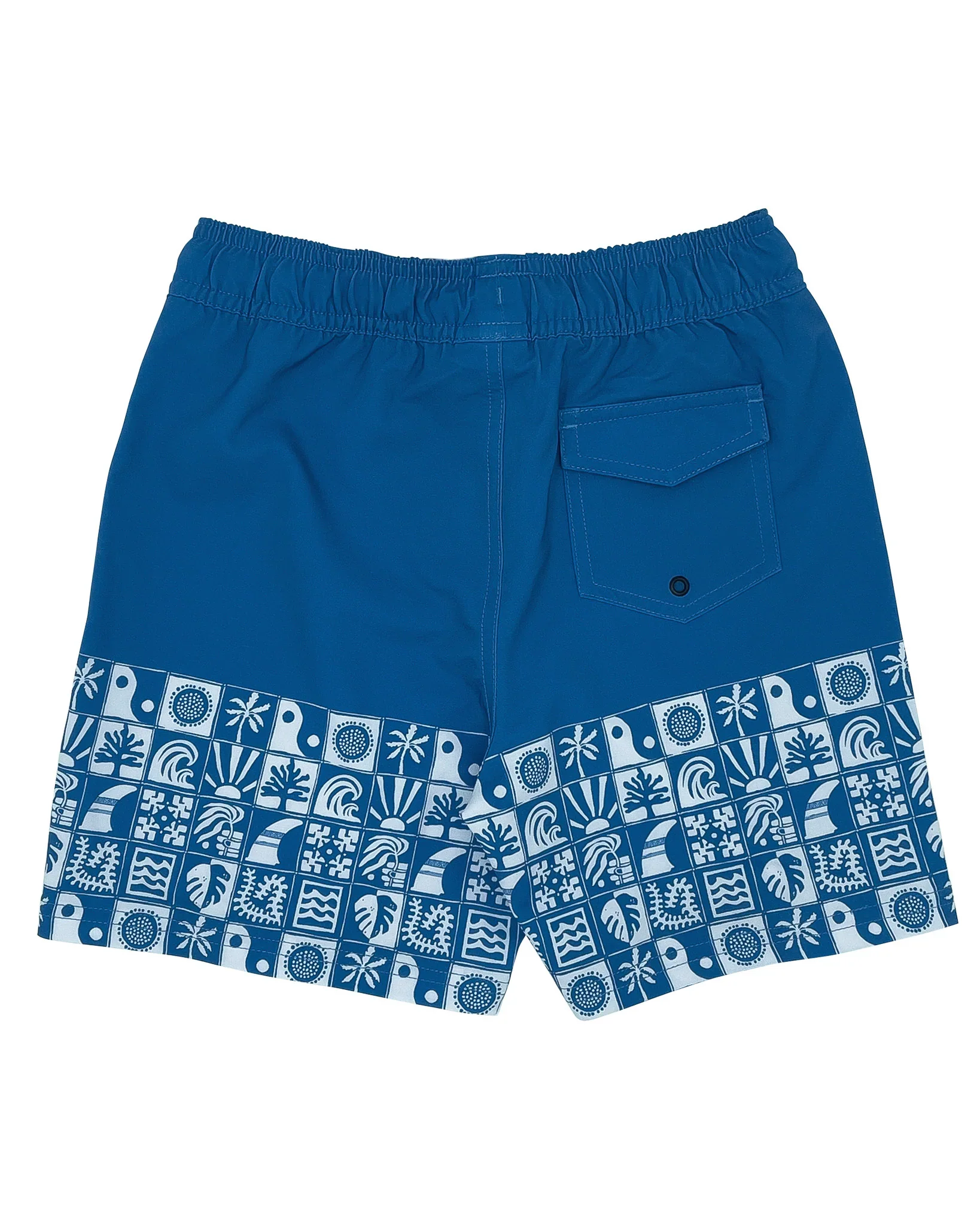 FEATHER 4 ARROW- KIDS BEACH TILE BOARD SHORTS - Image 3