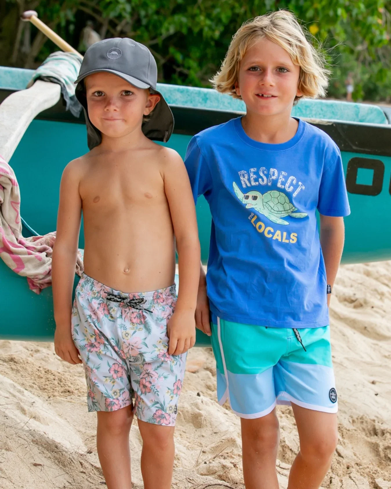 FEATHER 4 ARROW - KIDS RESPECT THE LOCALS TEE - Image 2