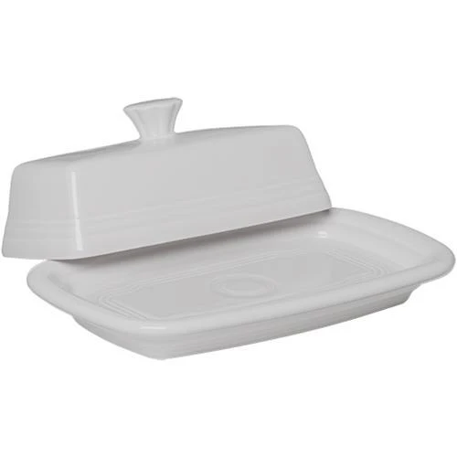 FIESTA - EXTRA LARGE BUTTER DISH WHITE